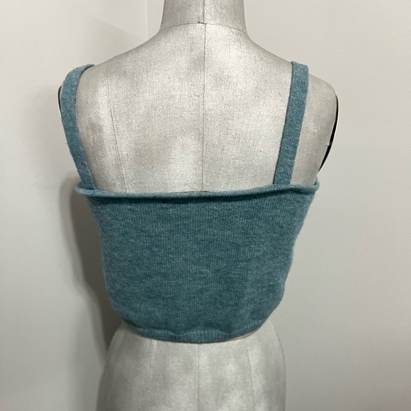 Witty Fox Young Contemporary Cropped Strappy Tank Sweater Size XL - Picture 4 of 7